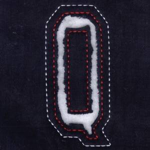 Picture of Q - Cutout Letters Machine Embroidery Design