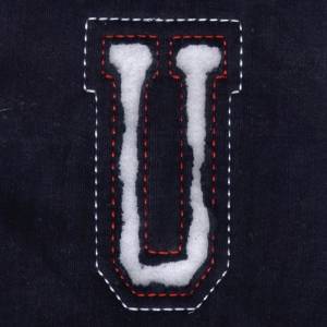 Picture of U - Cutout Letters Machine Embroidery Design