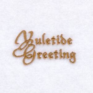 Picture of Yuletide Greeting Machine Embroidery Design
