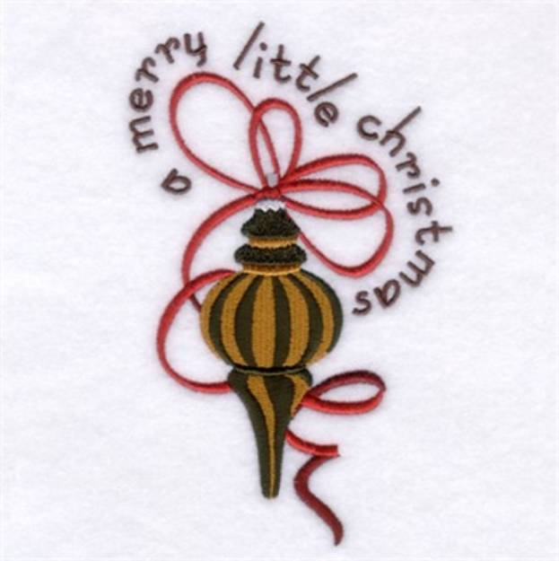Picture of Little Christmas Ornament Machine Embroidery Design
