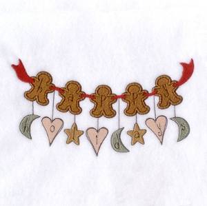 Picture of Gingerbread Holiday Machine Embroidery Design