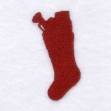 Picture of Stocking Silhouette Machine Embroidery Design