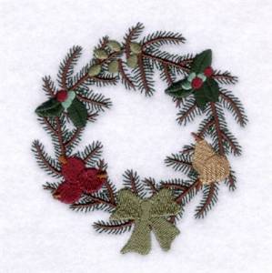 Picture of Fruit Wreath Machine Embroidery Design