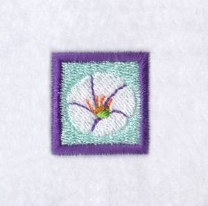 Picture of Morning Glory Square Machine Embroidery Design