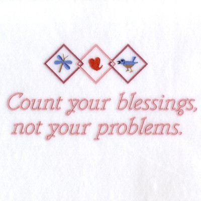 Count Your Blessings Machine Embroidery Design