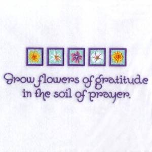 Picture of Grow Flowers Machine Embroidery Design