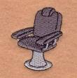 Picture of Barber Chair Machine Embroidery Design