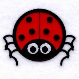 Picture of Baby Lady Bug Machine Embroidery Design