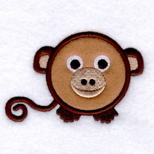 Picture of Baby Monkey Machine Embroidery Design