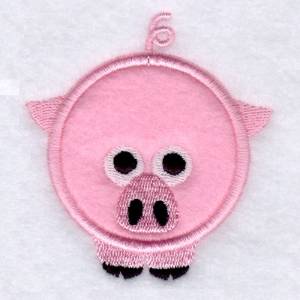 Picture of Baby Pig Machine Embroidery Design