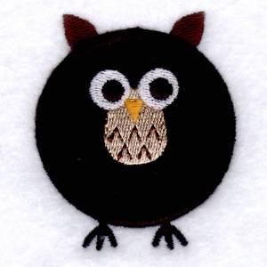 Picture of Baby Owl Machine Embroidery Design