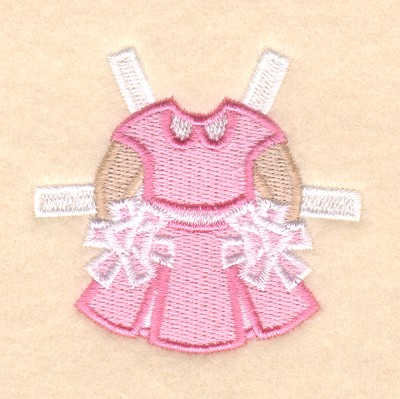 Lucys Cheerleading Outfit Machine Embroidery Design
