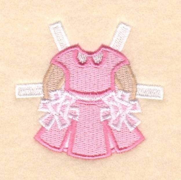Picture of Lucys Cheerleading Outfit Machine Embroidery Design