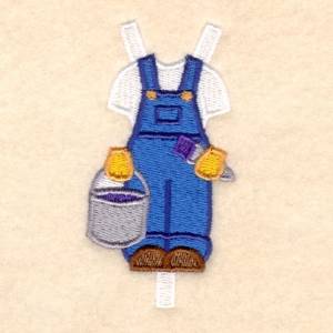 Picture of Bens Painting Uniform Machine Embroidery Design