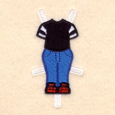 Bens Everyday Outfit Machine Embroidery Design