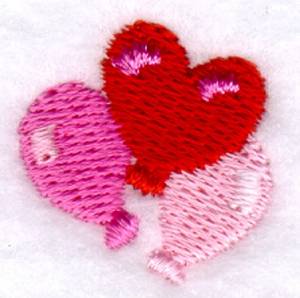 Picture of Valentine Balloons Icon Machine Embroidery Design