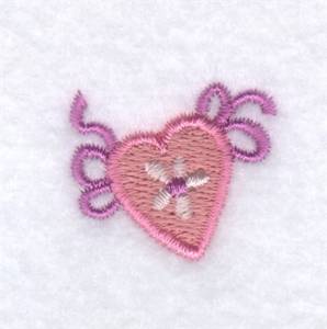 Picture of Heart Icon #4 Machine Embroidery Design