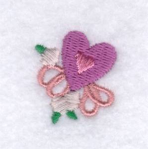 Picture of Heart Icon #6 Machine Embroidery Design