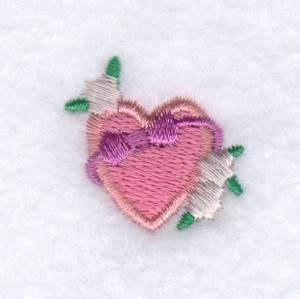 Picture of Heart Icon #7 Machine Embroidery Design