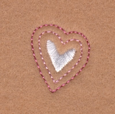 Heart Icon #11 Machine Embroidery Design