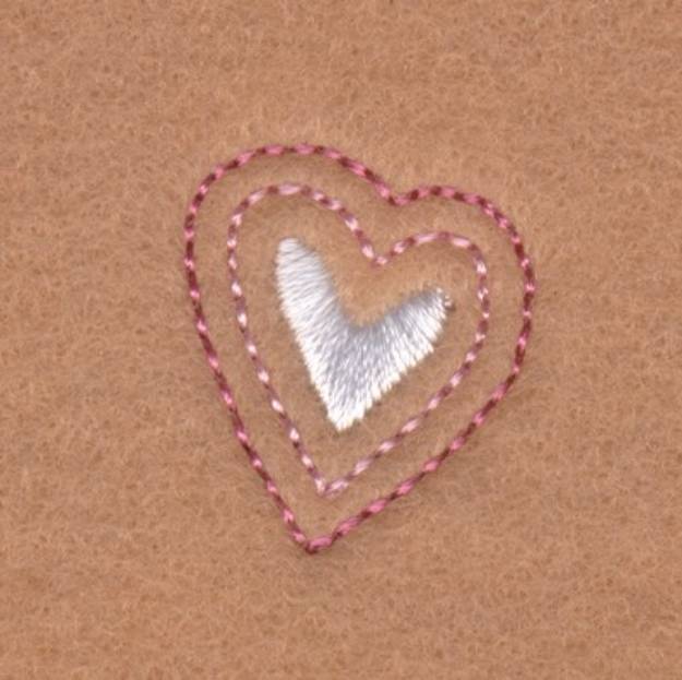 Picture of Heart Icon #11 Machine Embroidery Design
