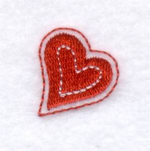 Picture of Heart Icon #14 Machine Embroidery Design