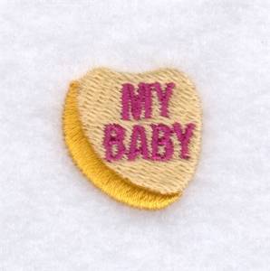 Picture of My Baby Icon Machine Embroidery Design