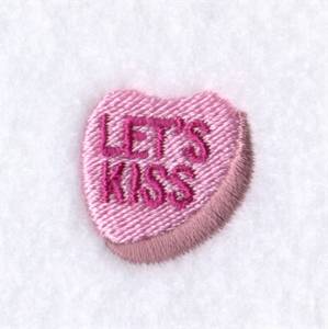 Picture of Lets Kiss Icon Machine Embroidery Design