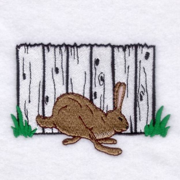 Picture of Running Rabbit Machine Embroidery Design