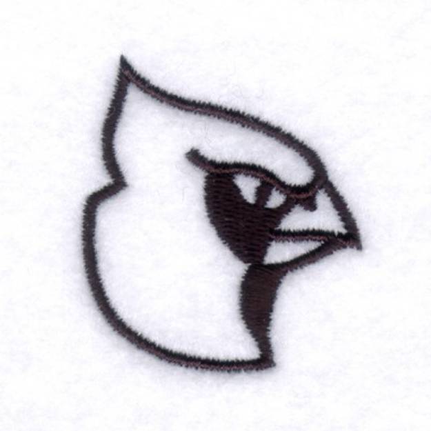 Picture of Cardinals Emblem Machine Embroidery Design