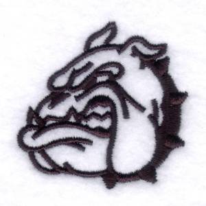 Picture of Bulldogs Emblem Machine Embroidery Design