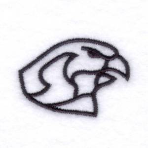 Picture of Falcons Emblem Machine Embroidery Design
