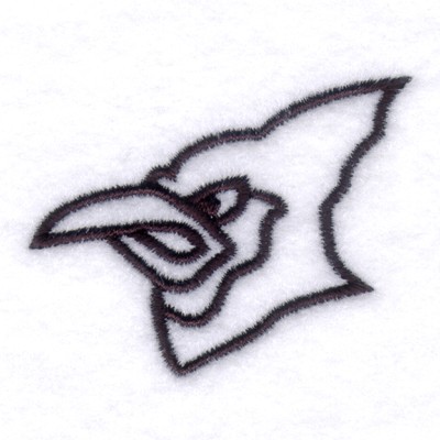 Blue Jays Emblem Machine Embroidery Design