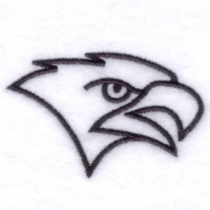 Picture of Hawks Emblem Machine Embroidery Design