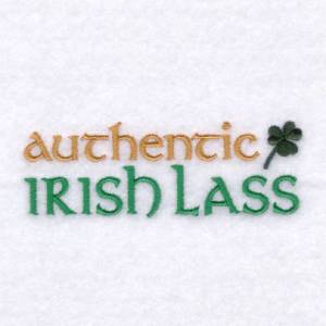 Picture of Authentic Irish Lass Machine Embroidery Design