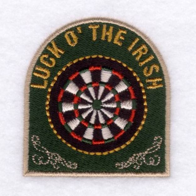 Picture of Irish Dart Board Machine Embroidery Design