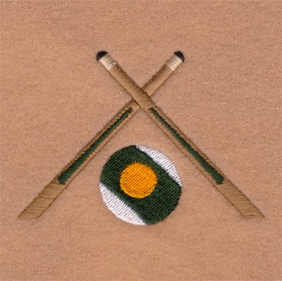 Pool Cues Machine Embroidery Design