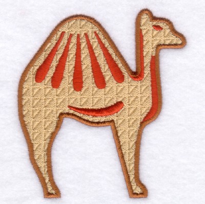 African Camel Machine Embroidery Design