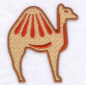 Picture of African Camel Machine Embroidery Design