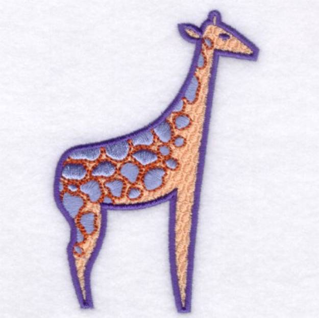 Picture of African Giraffe Machine Embroidery Design