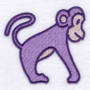 Picture of African Monkey Machine Embroidery Design