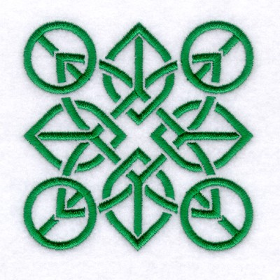 Celtic Knot Bug Machine Embroidery Design