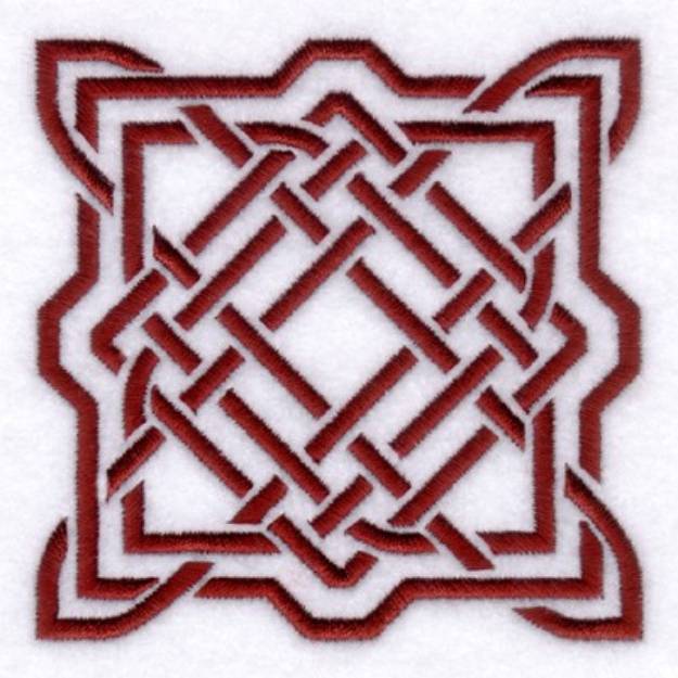 Picture of Celtic Knot Clock Machine Embroidery Design