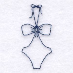 Picture of Swimsuit Machine Embroidery Design