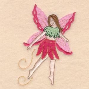 Picture of Flying Fairy Machine Embroidery Design