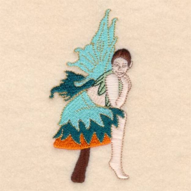 Picture of Mushroom Fairy Machine Embroidery Design