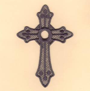 Picture of Lace Cross 1 Machine Embroidery Design