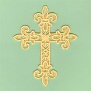Picture of Lace Cross 2 Machine Embroidery Design