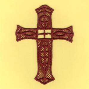 Picture of Lace Cross 4 Machine Embroidery Design