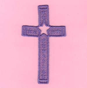 Picture of Lace Cross 8 Machine Embroidery Design